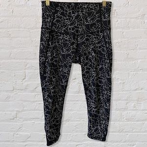 Zella Printed Mesh Capri S